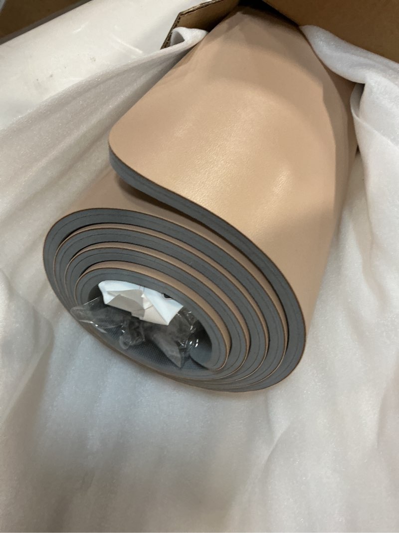 Condition photo showing Good Condition for Heating mat, Adjustable Temperature Heated Floor mat, Extra Large Anti Slip Electric Heating Yoga mat,Foot Warmer,Winter 120V Heated Rug Suitable for Yoga, Pilates,Exercise (Beige+Black)