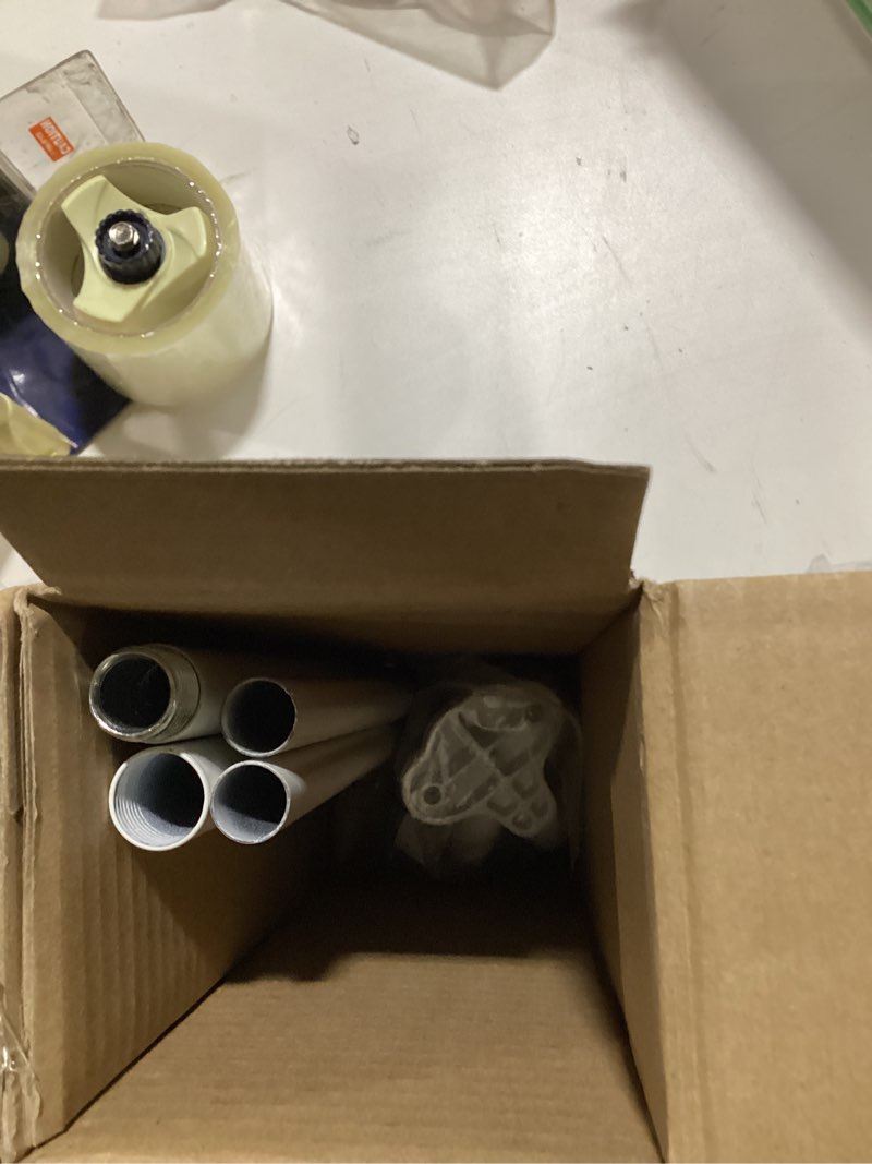 Condition photo showing Good Condition for Wrap Around Curtain Rods,White Curtain Rods 28 to 48 Inch,5/8 Inch Adjustable Blackout Curtain Rod Set with Bracket,Room Darkening Single Window Rod,Metal Hidden Curved Drapery Rods 28-48",White 28-48" ( 1pack ) White