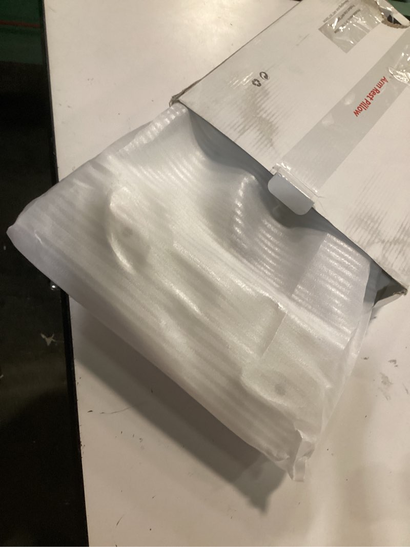 Condition photo showing New/Like New for LIONVISON Arm Rest for Nails Tech U Shaped - Comfortable Manicure Nail Hand Rest Pillow Cushion, PU Leather Nail Armrest Stand for Acrylic Nail Art Tech, Quick Installation, Black