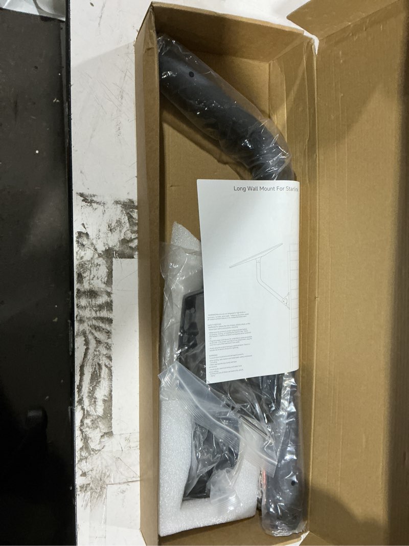 Condition photo showing Good Condition for gen 3 mount for starlink, 25 inch wall /roof mount compatible with starlink standard 4/4x/v3, adjustable mounting kit ?include aluminium pipe adapter? 25in