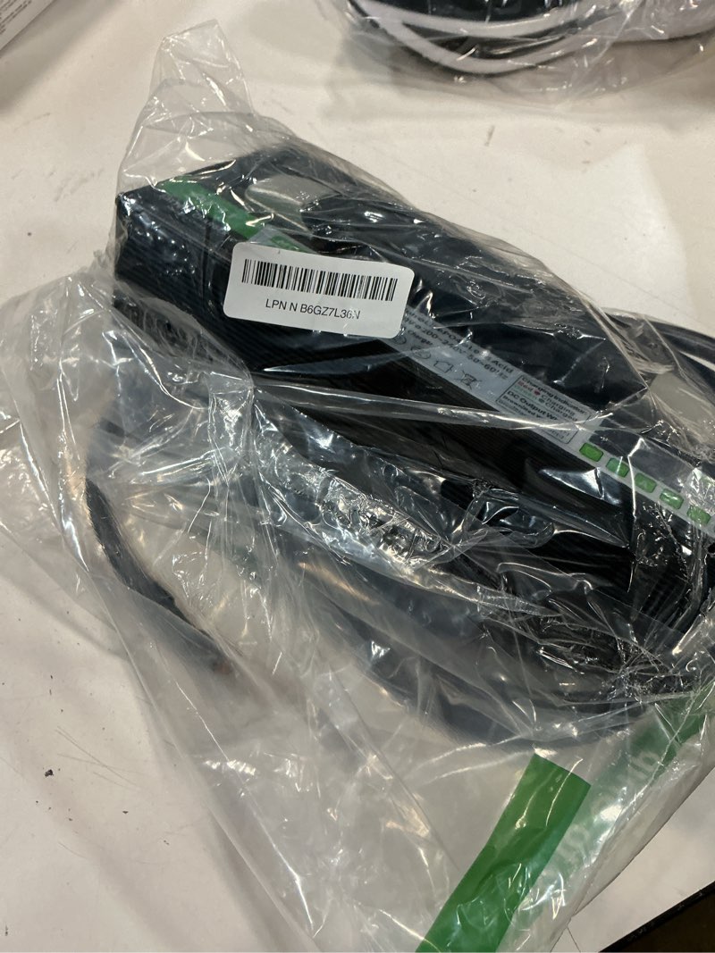 Condition photo showing As Is for 67.2v 15a battery charger black aluminum case with charging display used for 16s 60v li-ion battery 60v charger dc output xt60 male connector