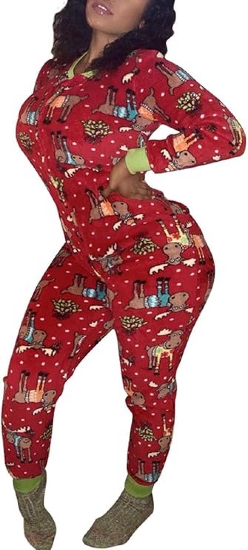 women's family ugly christmas onesie pajamas, adult matching onesie jumpsuit for christmas funny print sleepwear rompers