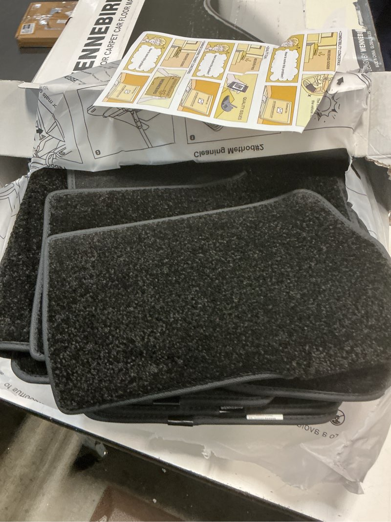 Condition photo showing Good Condition for wennebird superior carpet floor mats for 2020-2026 toyota highlander 7 seats, 0.5-inch ultra-thick, noise-reducing, all-weather waterproof anti-slip – 4-pc set 2020-2026 highlander 7 seats 4-pc set