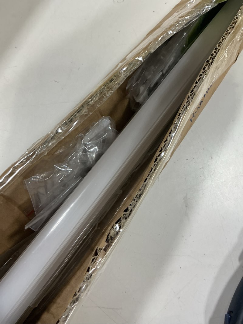 Condition photo showing Good Condition for hunhun 10-Pack 3.3ft/1Meter U Shape LED Aluminum Channel System with Milky Cover, End Caps and Mounting Clips, Aluminum Profile for LED Strip Light Installations, Very Easy Installation