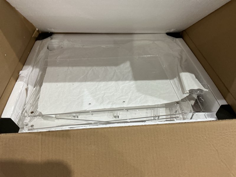 Condition photo showing Good Condition for not exact, similar. purse organizer for closet, 5pack stackable storage bins, clear acrylic display case with magnetic door, closet organizers and storage for handbag organzier, heels, collectibles clear 5