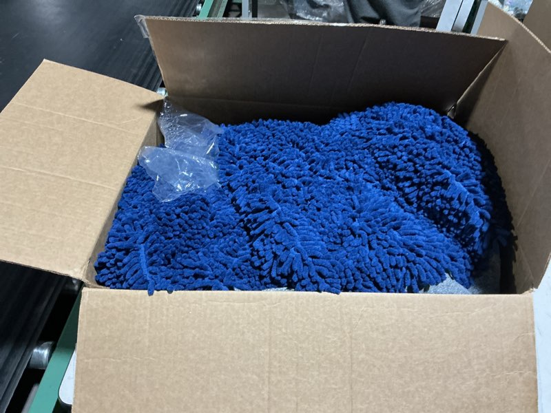 Condition photo showing item condition for Muddy Mat® Cloud K-9 Bed for Dogs & Cats, Soft & Relaxing Donut Dog Bed, Chenille Material, Removable Cover, Washable & Dryer Safe–Navy Blue Large(40'x40') Large (40''X40'') Navy Blue