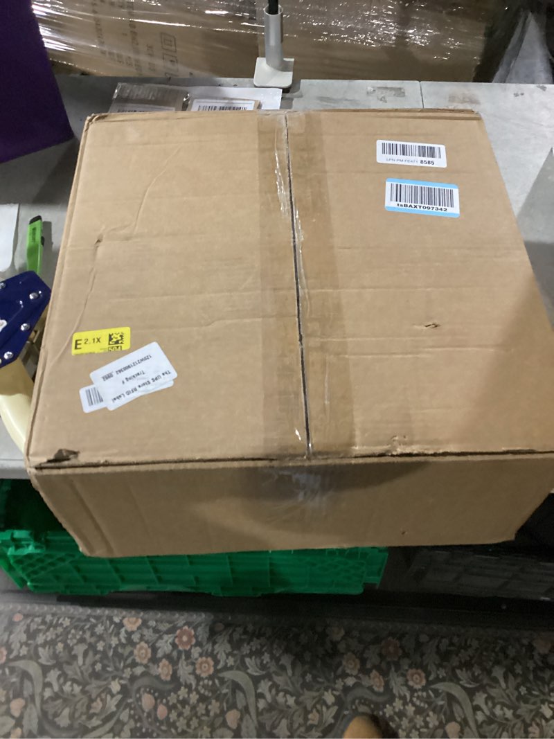 Condition photo showing New/Like New for Cat Hidden Litter Box Enclosure Furniture with Artificial Plants,Handwoven Rattan with Cat Litter Box and Real Stones,in Living Room, Bedroom, Corner?Natural? with Green Saucer