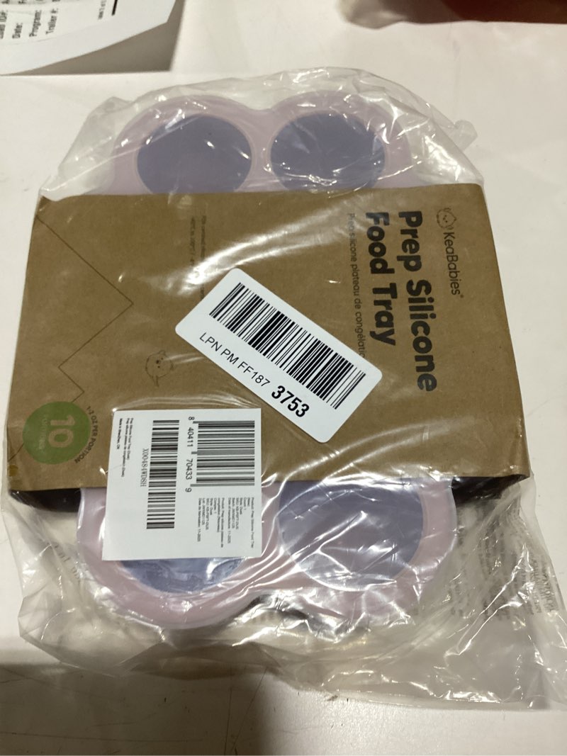 Condition photo showing New/Like New for KeaBabies Silicone Food Freezer Trays with Lid, 2oz x 10 Pods Baby Food Storage Containers, Easy Puree Meal Prep, Breast Milk Silicone Freezer Molds, Dishwasher,Microwave Safe,BPA-Free Tray(Dusk)