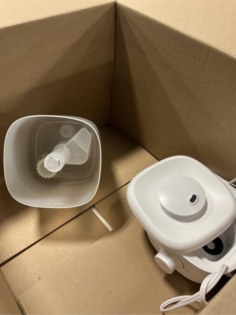 Condition photo showing As Is for levoit top fill humidifiers for bedroom, 2.5l tank for large room, easy to fill & clean, 28db quiet cool mist air humidifier for home baby nursery & plants, auto shut-off for safety, 25h
