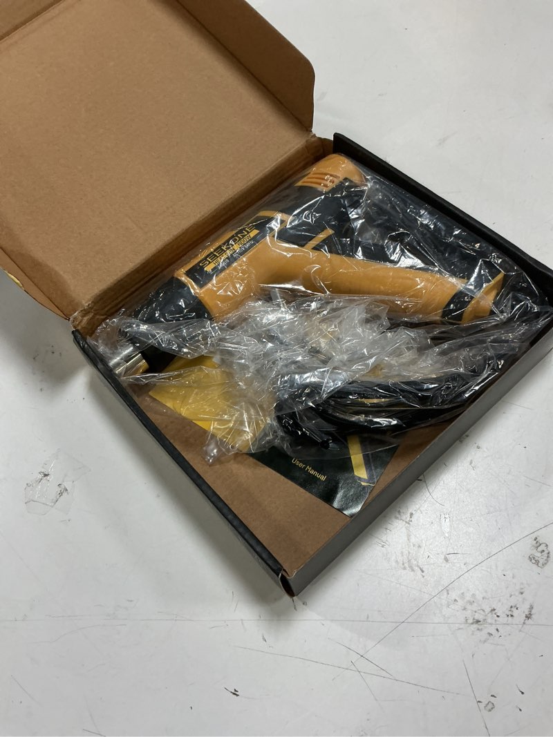 Condition photo showing Good Condition for SEEKONE Mini Heat Gun, 600W Dual Temperature Hot Air Gun Tool 572?&932?, With 4.9Ft Long Cable and Overheat Protection for Crafts, Embossing, Paint Stripping, Shrink Wrap, and Heat Shrink Tube