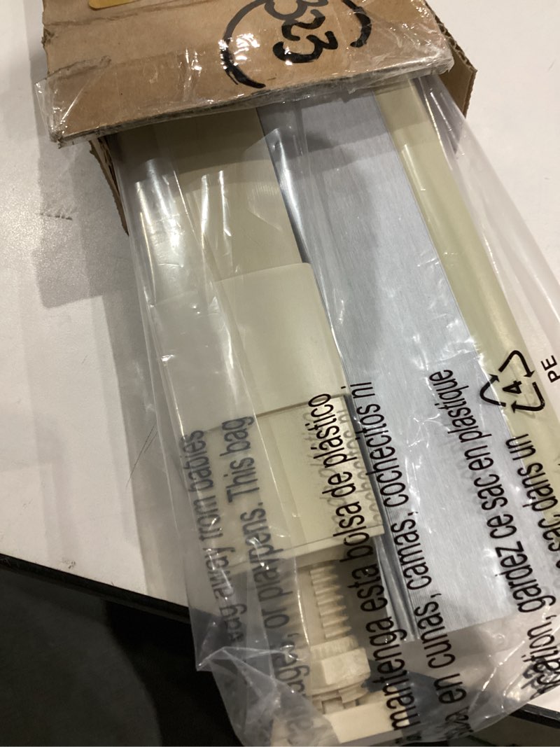 Condition photo showing New/Like New for lazblinds no tools no drill cordless cellular shades, blackout light blocking honeycomb shades for home, thermal insulation blinds for windows, 20" w x 48" h, beige blackout-beige 20" w x 48" h
