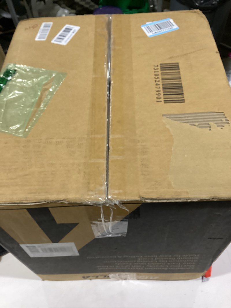 Condition photo showing Good Condition for aquazilla metal garden hose reel deck box, durable steel garden hose storage box cabinet, 150ft 5/8" garden hose capacity. - hose guide manual rewind, no-leak aluminum water connections