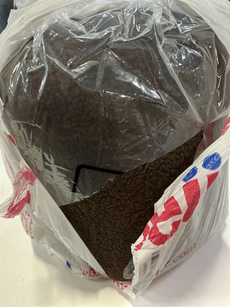 Condition photo showing Good Condition for wesiti recliner foot pillow cushion high resilience sherpa memory foam bolster sleeping rest multipurpose half roll leg pillow suitable for bed chair sofa headrest back lumbar leg support(chocolate)