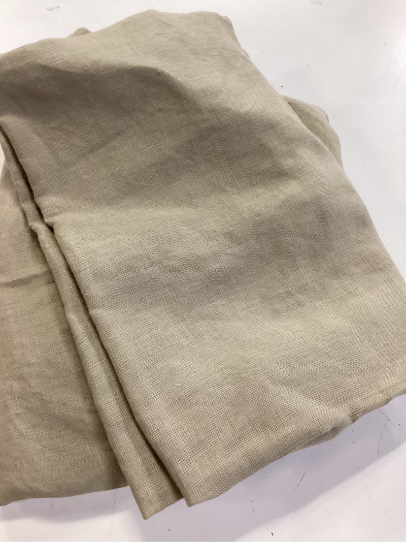 Condition photo showing Good Condition for european linen sham set, standard, toffee