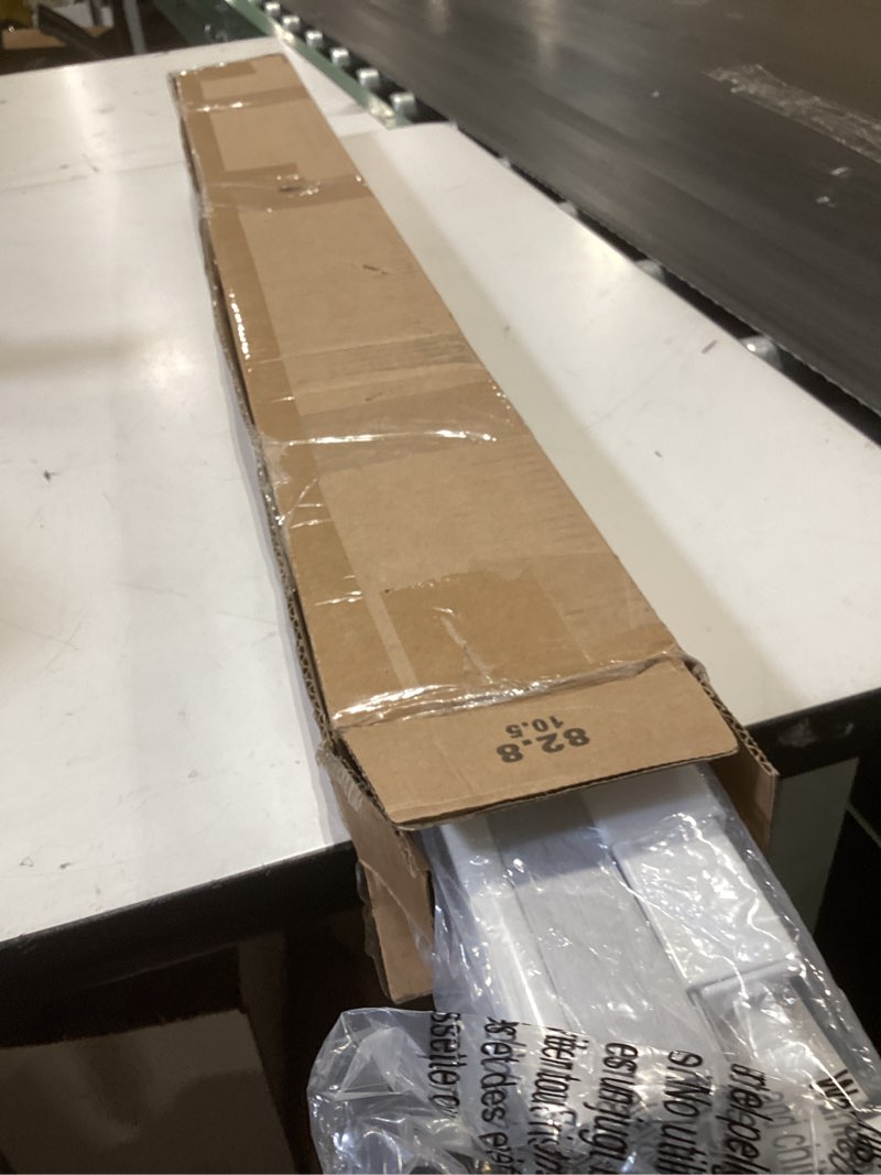 Condition photo showing New/Like New for lazblinds cordless cellular shades, no tools no drill blackout honeycomb shades pleated blinds for windows, 33'' w x 36'' h, silver white blackout-silver white 33'' w x 36'' h