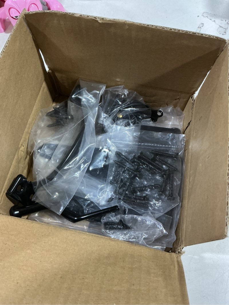 Condition photo showing Good Condition for HOME MASTER HARDWARE Wood Gate Hardware Set- Heavy Duty 6" Gate Tee Hinge,Pull Set Gate Hardware Kit with Screws for Outdoor Fence Swing Gate Black Finish