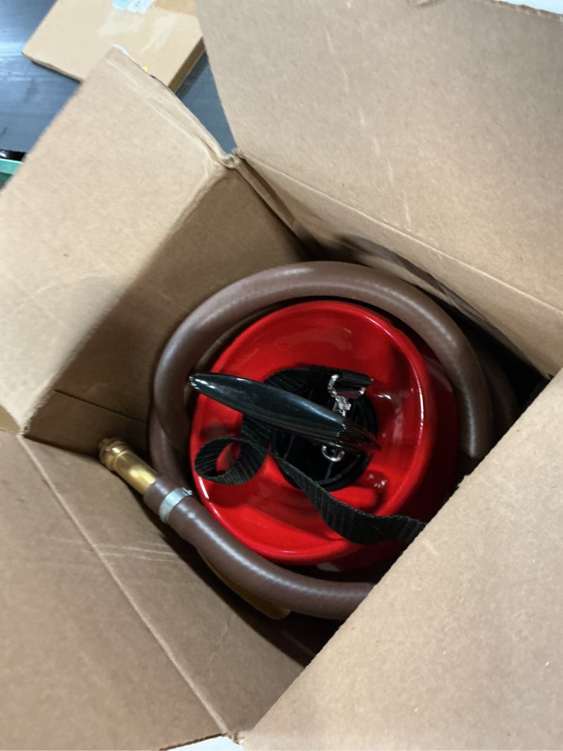 Condition photo showing Good Condition for chapin sprayer, 2 gallon tri-poxy open head sprayer for professionals and contractors applications, chemical-resistant seals with all brass components upgraded professional-use steel sprayer