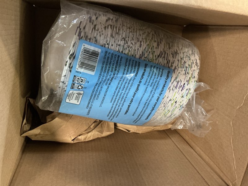 Condition photo showing Good Condition for amazon basics ultra paper bowls, 20 oz, disposable, 540 count, 1 pack of 135 count, (previously encore)