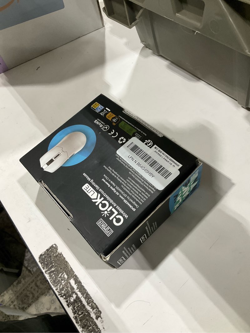 Condition photo showing Good Condition for EPOMAKER Click Lite Wireless Gaming Mouse, 800 to 12,000 DPI Adjustable, PAW3311 Sensor, 500mAh, 59g, 2.4G/BT/USB-C Rechargeable Wireless Mouse with 5 Programmable Buttons for PC/Mac/Linux (White)