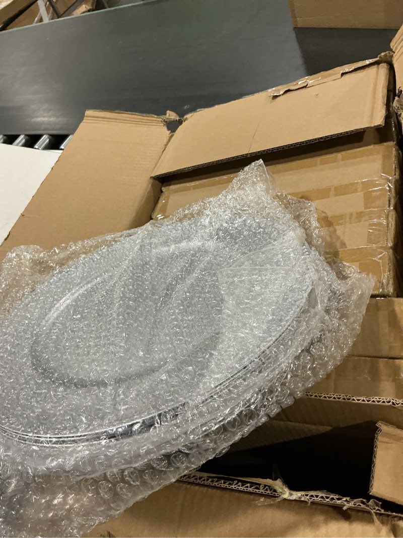 Condition photo showing Good Condition for 100pcs silver charger plates bulk wedding - 13" premium silver chargers for dinner plates, decorative charger plates for events & parties silver 100 pcs-13"