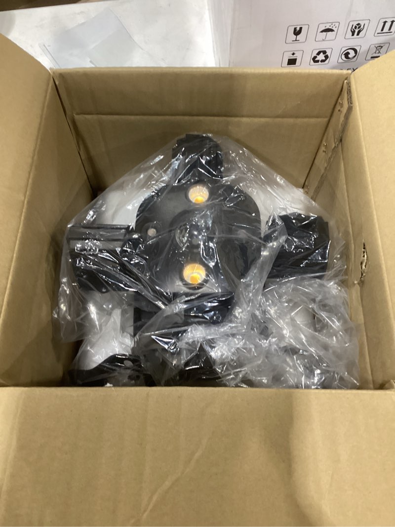 Condition photo showing Good Condition for not tested professional dj lights 4-in-1 moving head with red green laser & golden effects – dmx512/sound-activated control, auto modes for stage, club, party lighting