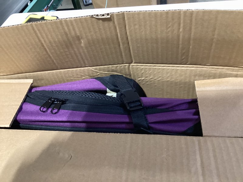Condition photo showing Good Condition for large cat carrier, collapsible dog travel crate portable soft-sided pet carrier with super soft warm plush mat for indoor and outdoor 20x14x14in,purple medium purple