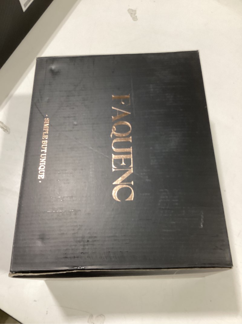 Condition photo showing Good Condition for Faquenc Leather Makeup Case with LED Lighted Mirror 11.4 Inch Travel Makeup Bag Adjustable Brightness in 3 Colors Cosmetic Organizer Artist Storage Bag with Dividers Brush Holder Bag Vanity White 11.4 Inch White