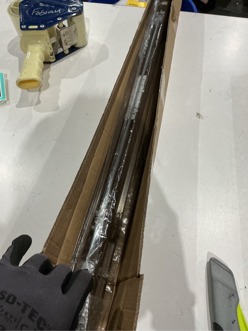 Condition photo showing New/Like New for seeye cordless mini blinds aluminum venetian blind horizontal window shades, 1" slat size - rooming darkening blinds anti-uv & waterproof for home, office, easy to install, 31" w x 64" h, brown brown 31"w x 64"h