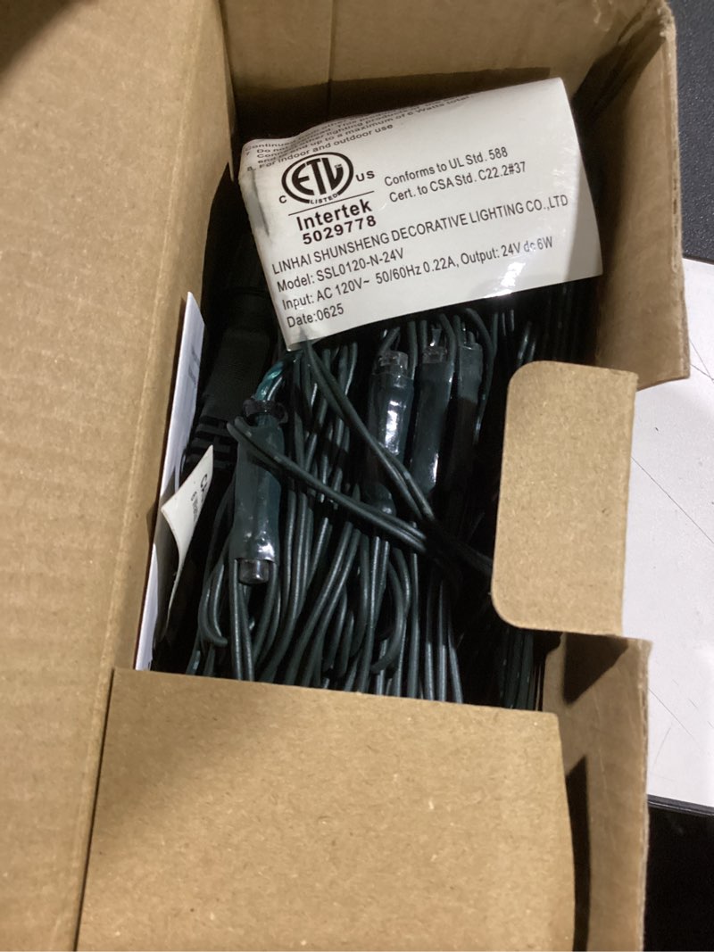 Condition photo showing Good Condition for ibaycon 4ft x 6ft christmas net mesh lights, 8 modes timer connectable waterproof christmas lights for trees, bushes, wedding, garden, outdoor decorations (warm white, 1pack) 4*6 ft/1pack warm white