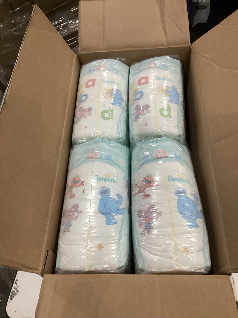 Condition photo showing New/Like New for pampers diapers - baby dry - size 4, 92 count, absorbent disposable infant diaper (packaging may vary) size 4 92