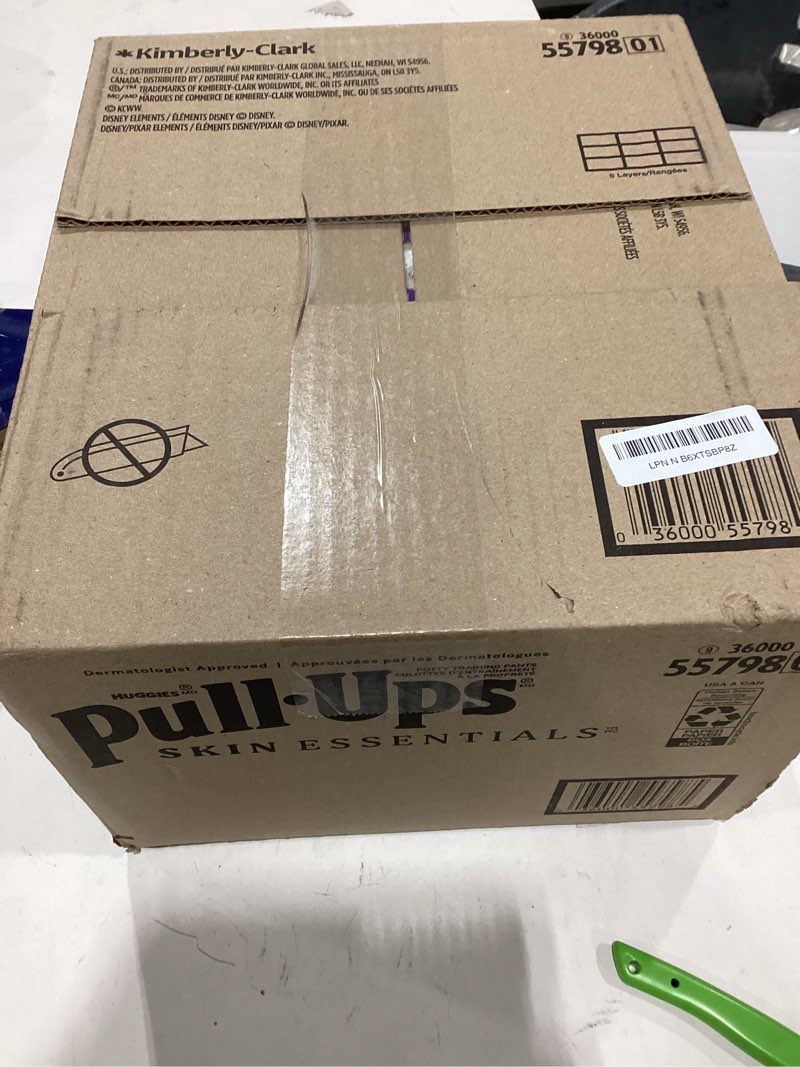 Condition photo showing New/Like New for Pull-Ups Boys' Skin Essentials Potty Training Pants, Training Underwear, 4T-5T (38-50 lbs), 99 Ct (3 Packs of 33) 4T-5T 99