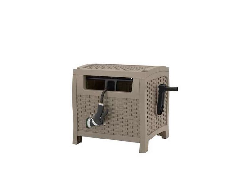 suncast plastic 175-ft hideaway hose reel 60