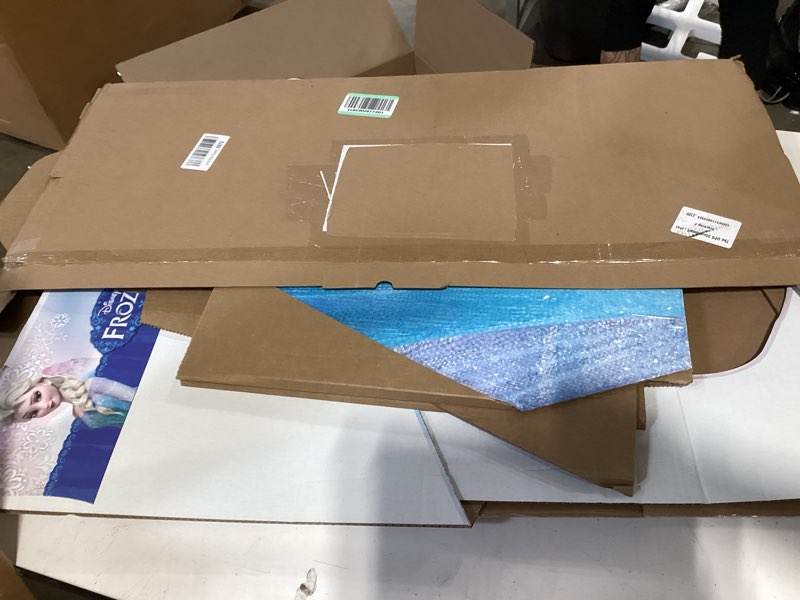 Condition photo showing As Is for cardboard people elsa life size cardboard cutout standup - disney's frozen (2013 film)