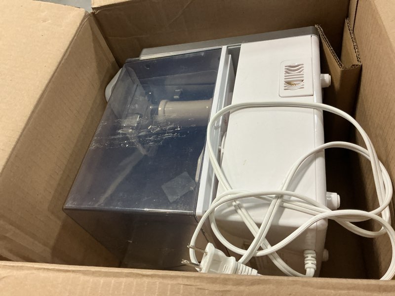 Condition photo showing As Is for LEVOIT Humidifiers for Bedroom Large Room Home, 6L Warm and Cool Mist Ultrasonic Air Vaporizer for Plants and Whole House, Built-in Humidity Sensor, Essential Oil Diffuser, Whisper Quiet, Timer, White Warm & Cool Mist 6L