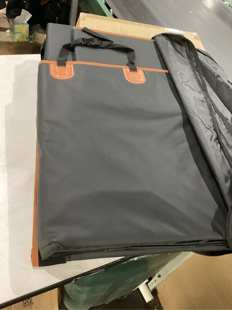 Condition photo showing New/Like New for FURTIME XL Back Seat Extender for Dogs, Hard Bottom Dog Car Seat Cover for Truck Back Seat, Upgraded PU Leather Waterproof Anti-Scratch, Large Space Back Seat Cover for Full Size Truck SUV Black For Full Size Truck /Full Size SUV