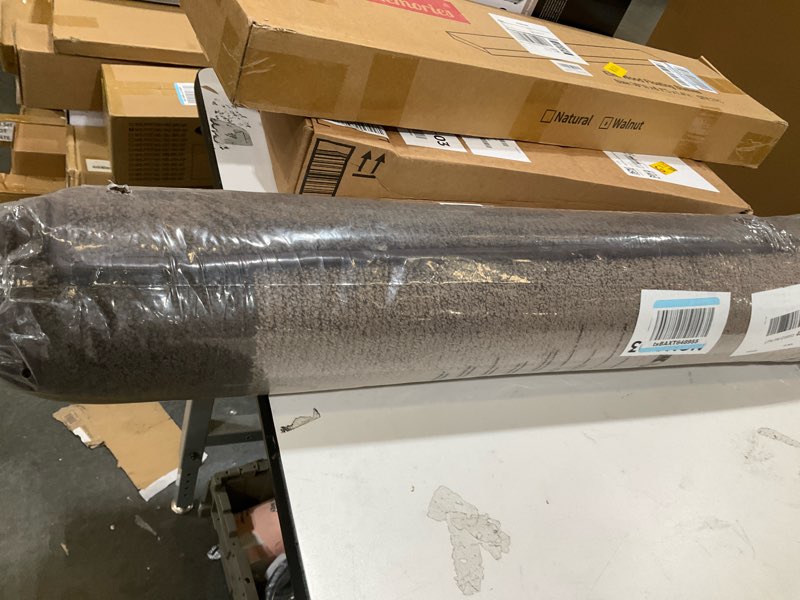 Condition photo showing Good Condition for DOMUSTEX Machine Washable Kitchen Rug 32" x 72", Non Slip Indoor Door Rug, Absorbent Entrance Runner Rug for Bedroom, Hallway, Bathroom, Floor (Roll Packing) 32" x 72" Brown