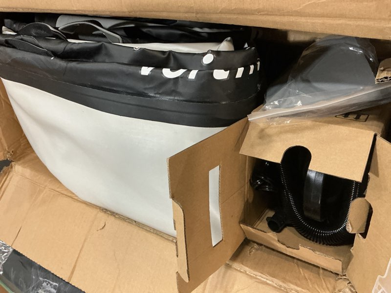 Condition photo showing Good Condition for VOFiTNY All Purpose Gymnastics Mat 6.6/10/13/16/20 ft Sturdy Inflatable Tumble Track for Home/Gym Purple/Black 6.6ft*3.3ft*4inches(2m*1m*0.1m)