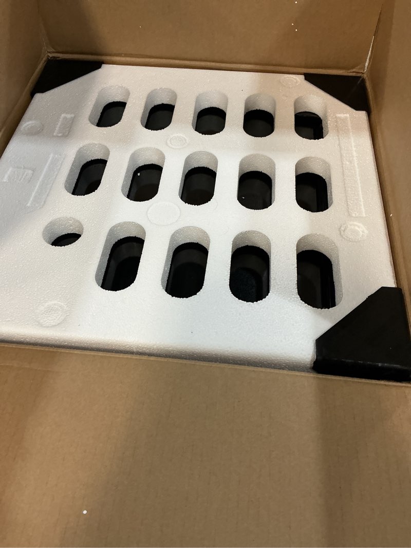 Condition photo showing Good Condition for mini refrigerator with freezer, two door compact small fridge adjustable removable shelves, black