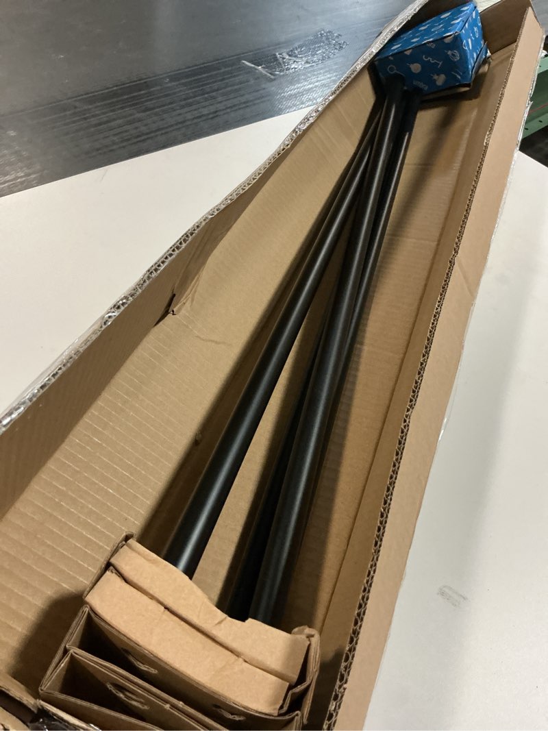 Condition photo showing Good Condition for Umbra Twilight Modern Double Curtain Rod, Black Black 30" to 84"