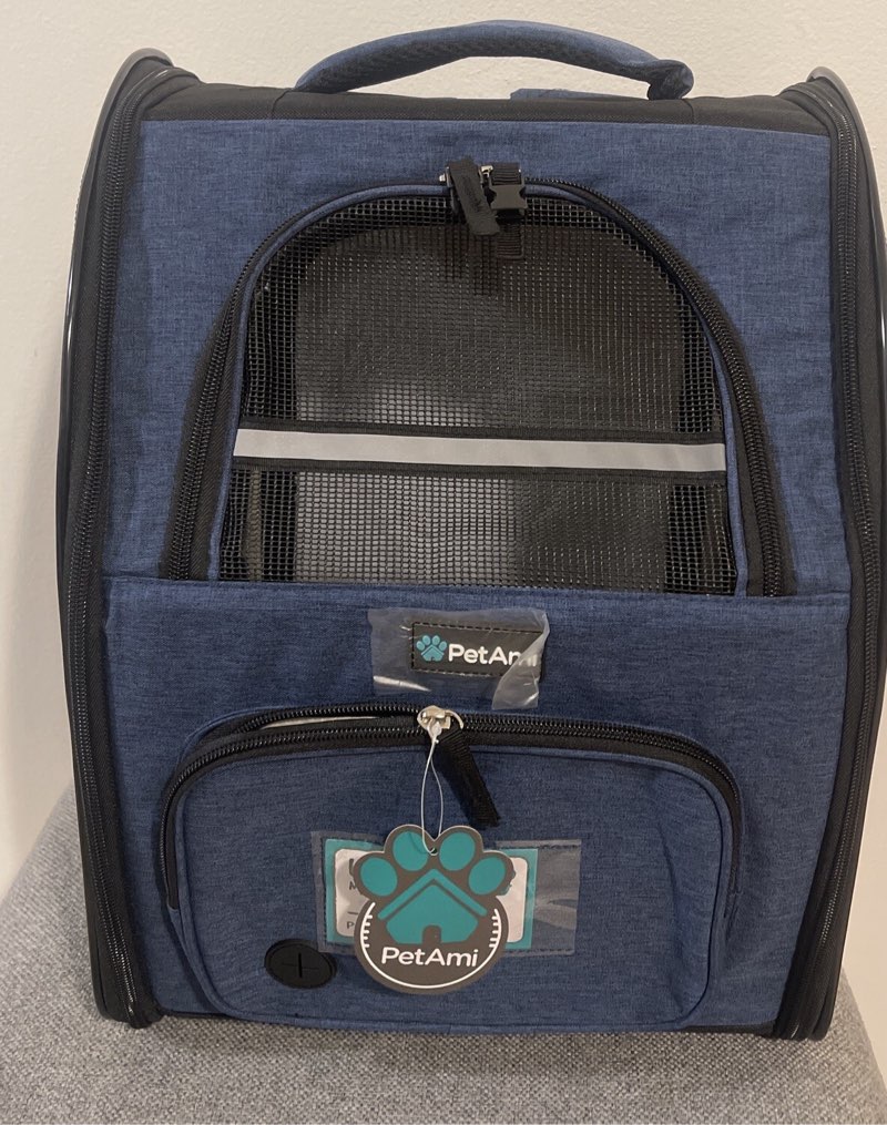 PetAmi Dog Cat Backpack Carrier, Expandable Pet Carrier Assorted Colors