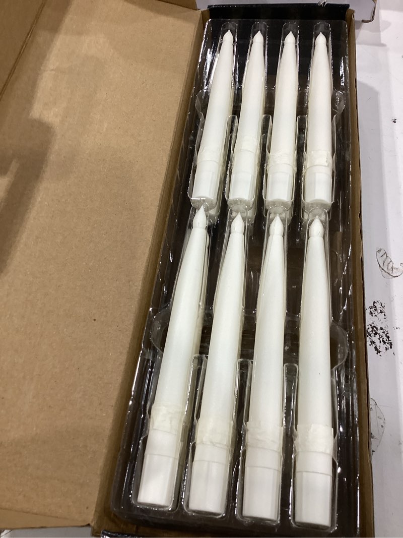 Condition photo showing Good Condition for boribim 20pcs floating candles with wand, magic hanging candles, flickering warm light led taper flameless candles with wand remote, battery operated window candle for halloween decorations best gift