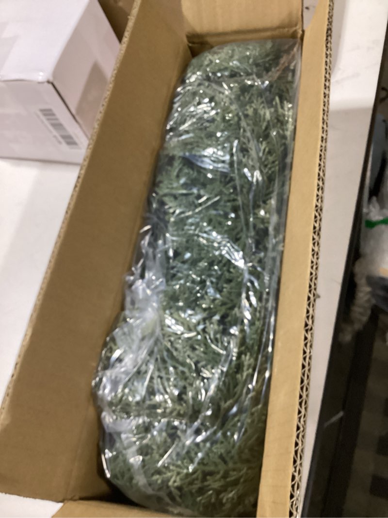 6 ft Christmas Garland Real Touch Cedar Garland for Mantel Fireplace Christmas Decorations, Faux Pin