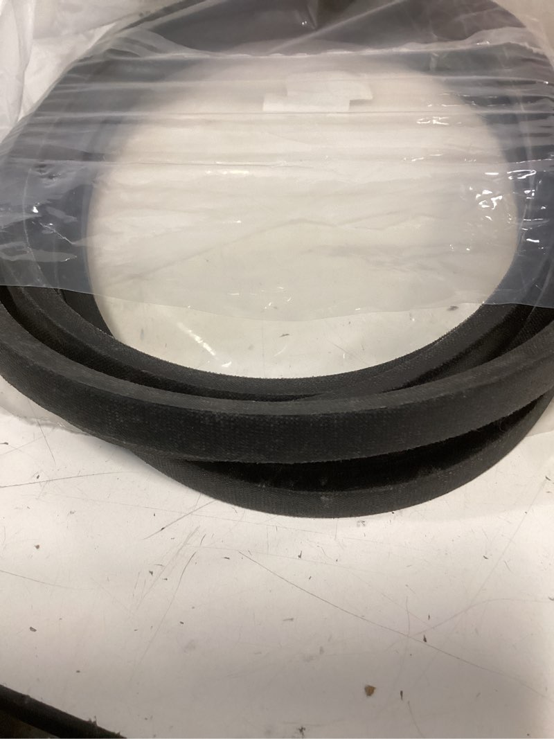 Condition photo showing As Is for lawn mower tractor deck belt 5/8" x 200" replacement for john deere tcu31194, z930m, z950m, z950r, z960r