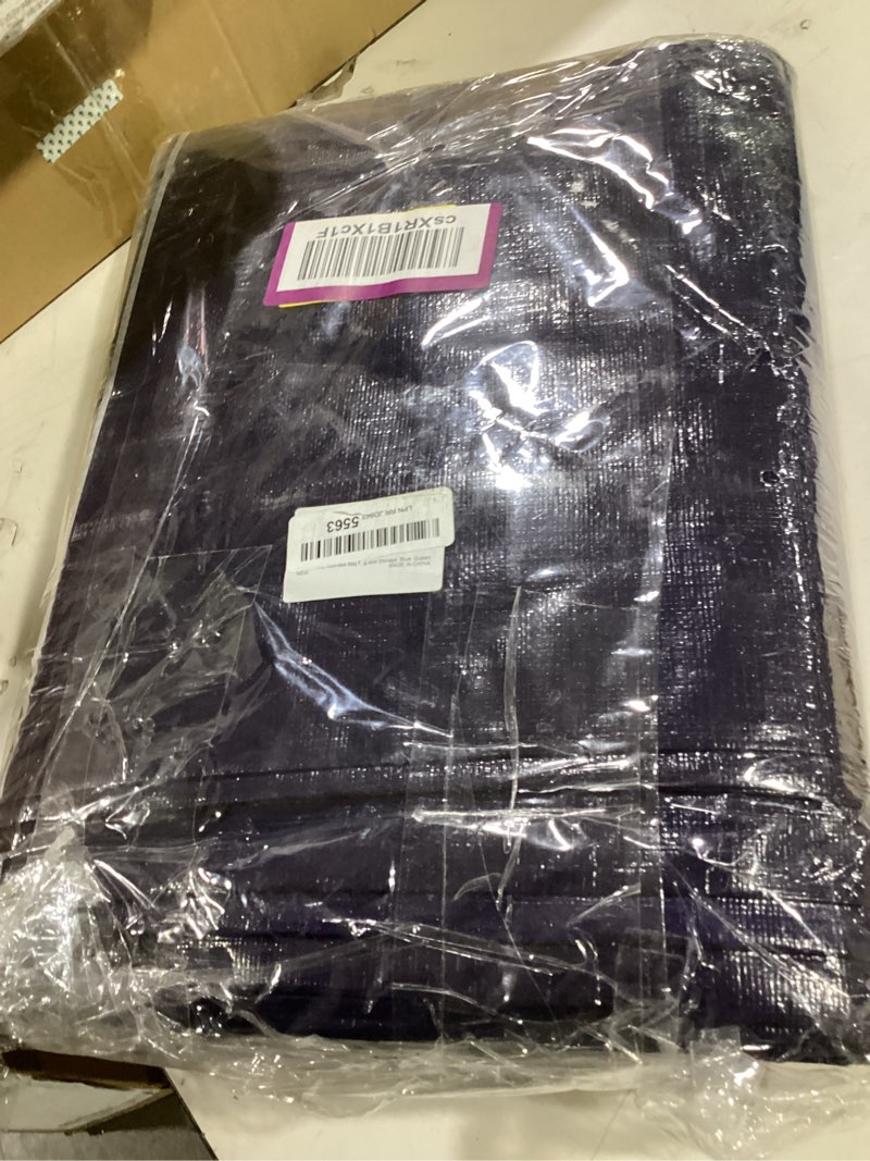 Condition photo showing Good Condition for cosy family mattress bags for moving with 8 handles - 170gsm extra-thick mattress bag for moving supplies - reusable mattress cover protector storage with zipper - queen size - blue queen 1