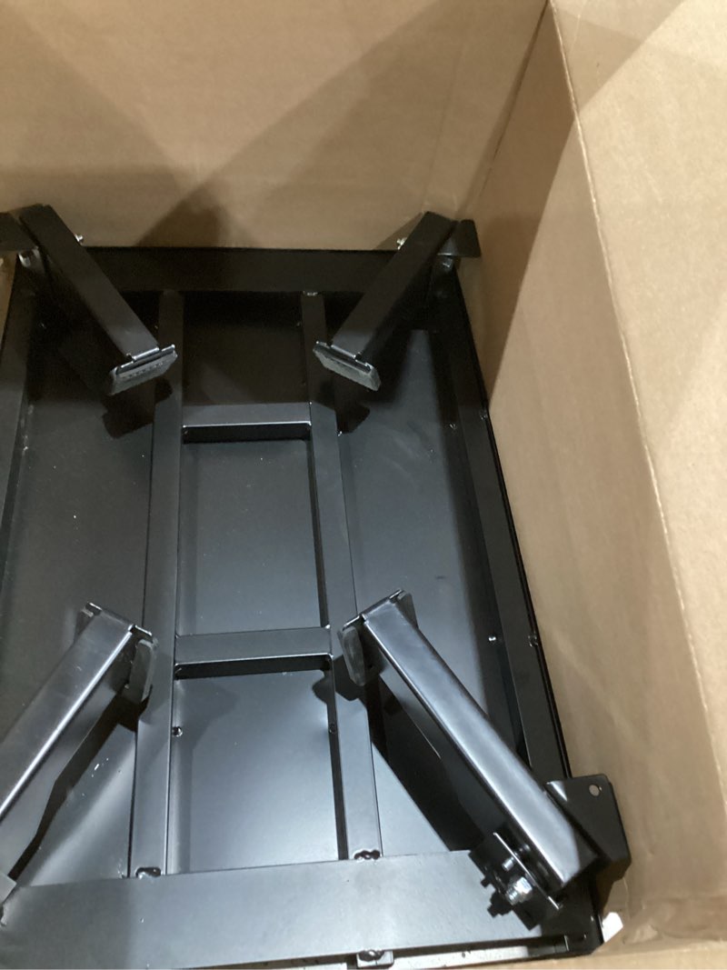 Condition photo showing Good Condition for stromberg carlson 24? x 16? adjustable rv platform step, heavy-duty rust-resistant steel, portable step stool for campers, 4? and 8? height, 300 lbs capacity, non-skid surface & folding legs