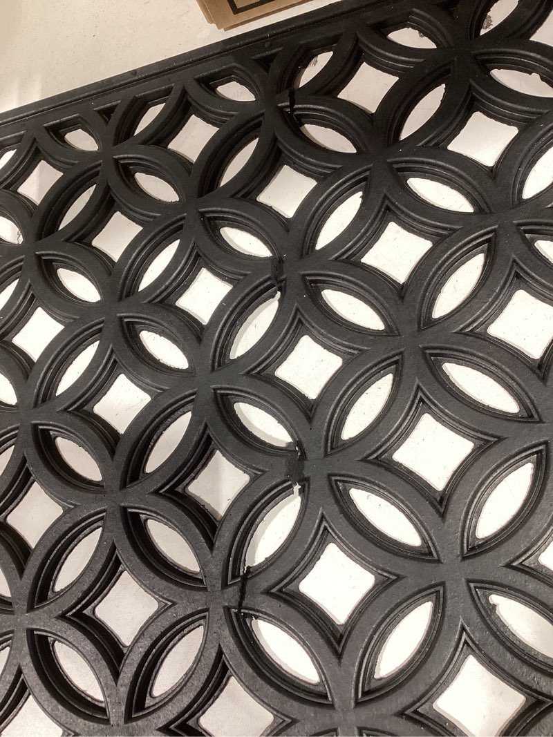 Condition photo showing As Is for dii rubber doormats collection all weather, 18x30, lattice