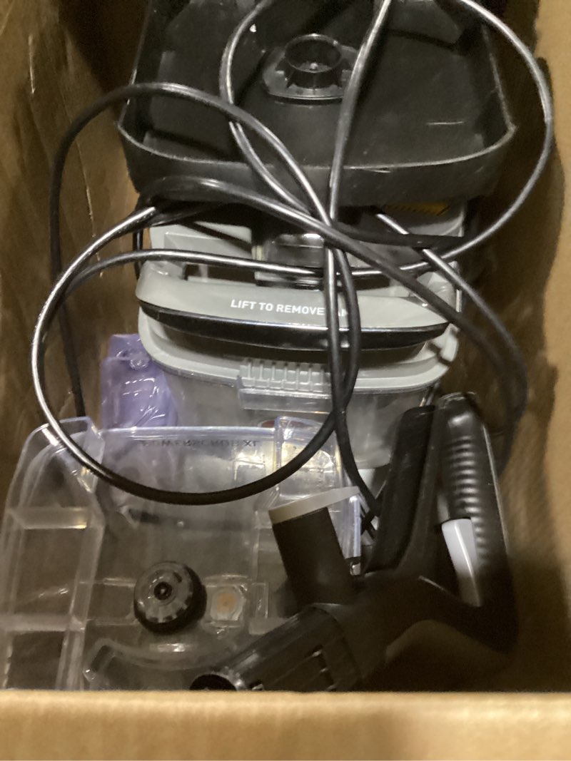 Condition photo showing As Is for Hoover Powerscrub XL Pet Carpet Cleaner Machine, Upright Shampooer, FH68050, Black