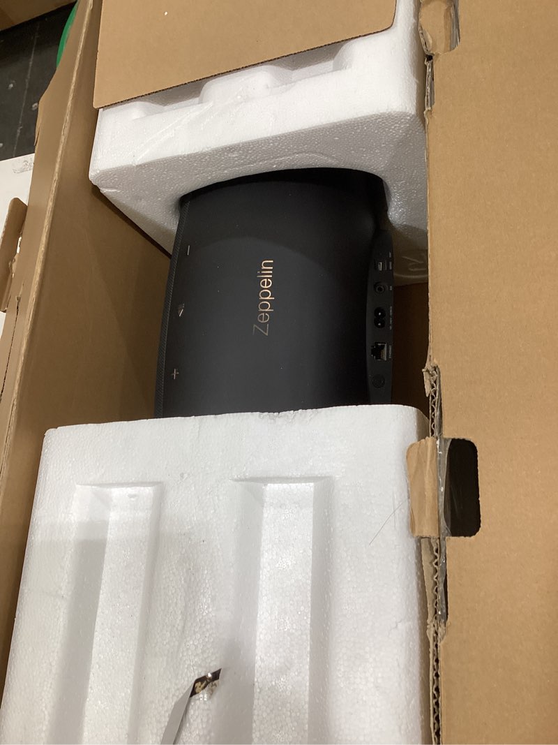 Condition photo showing Good Condition for bowers & wilkins zeppelin pro edition wireless speaker, large bluetooth speaker, 5 drivers including subwoofer, bluetooth streaming, airplay 2 & spotify connect, multiroom support, space grey