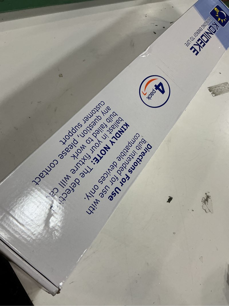 Condition photo showing Good Condition for 24 Inch T12 Fluorescent Tube Light Bulb 20 Watt Cool White, F20T12/CW 4100K Replacement for F20T12/CW/ALTO, F20T12/CW/ECO, F20T12/SP41/ECO G13 Base 1200 Lumens 4 Counts T12 20W 4Pack 4100K