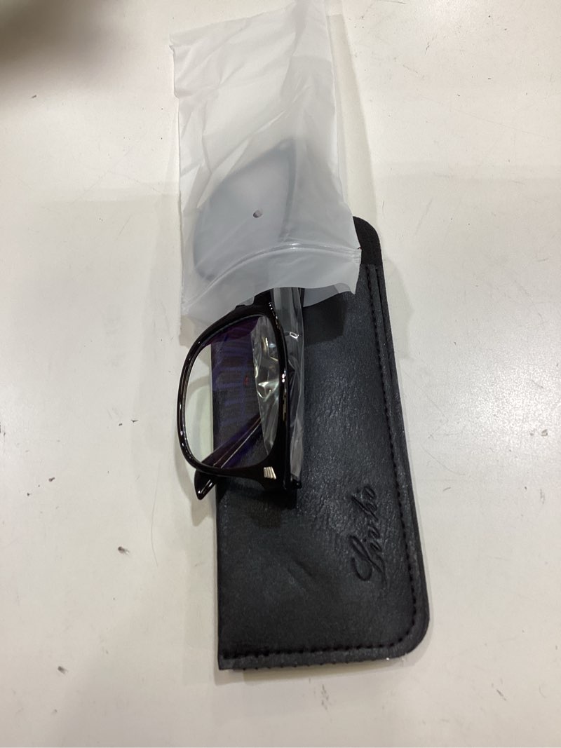 Condition photo showing Good Condition for livho high tech blue light glasses - advanced blue light blocking computer glasses - screen fatigue & uv protection *b11 light black x 2 clear